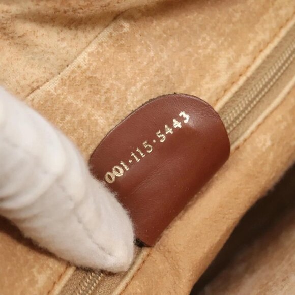 GUCCI Micro GG Supreme Shoulder Bag PVC Beige Gold 001 115 5443 Auth bs27554 - Picture 11 of 16